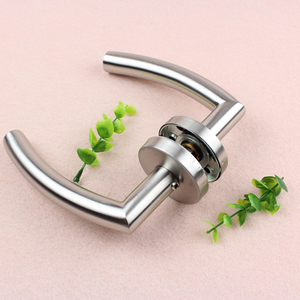 Maniglia della porta originale in fabbrica personalizzato vari tipi di passaggio SS304 maniglia della leva tubolare della Privacy - Product Image 3