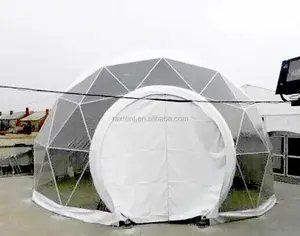 Dome shaped tent Event dome marquee Steel frame white PVC cover outdoor events family camping tent for sale