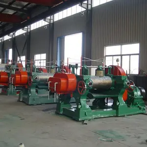 Reclaimed rubber production line used XK450 Two roll open mixing mill