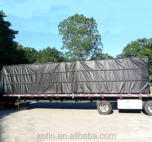 Tela pvc caminhão tela resistente 650gsm azul tarpaulina 1000d * 1000d 18*18 brilhante e fosco