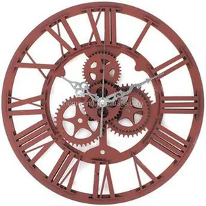 Jam Dinding Mekanis dengan Gaya Vintage, Jam Dinding Dekorasi Rumah untuk Grosir