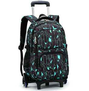 Kid <strong>Trolley</strong> <strong>Backpack</strong> Wheeled Bag School Bag Luggage for Children - Product Image 4