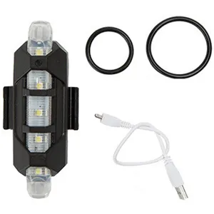 Đèn Hậu LED Xe Đạp Sạc USB Không Thấm Nước 3 Chế Độ Đèn An Toàn Cho Xe Đạp Đi Xe Đêm Đèn Hậu