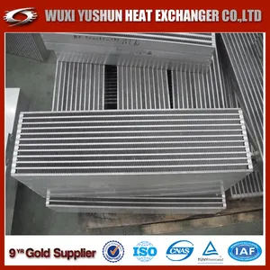 china supplier direct factory plate fin aluminum water air intercooler core/ intercooler core manufacturer