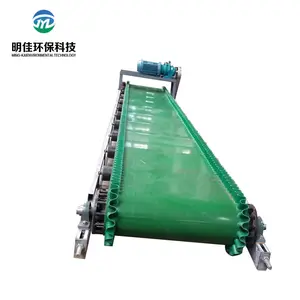 Rational construction automatic removal for poultry farm gravity conveyor flat pp manure belt