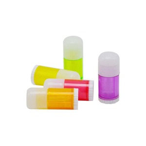 2.5g Mini Son môi Ống kẹo màu rỗng nhỏ lugency portative nhựa đầy màu sắc rõ ràng Lip Balm Ống container bơm lại - Product Image 2