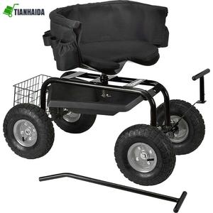 쉬운 변화 turnbars를 가진 호화로운 회전 정원 일 좌석 손수레 - Product Image 3