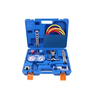 VALORE VTB-5B flaring tool kit flaring strumento/collettore di pressione gauge per la refrigerazione e aria condizionata tool kit