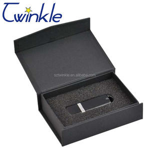 Preta feita sob encomenda da Impressão do Cartão de Papel <span class=keywords><strong>USB</strong></span> Flash Drive Caixa De Presente para <span class=keywords><strong>USB</strong></span> - Product Image 5