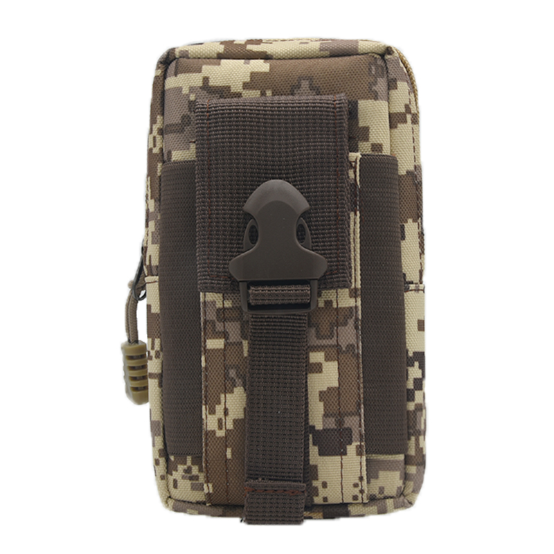 Outdoor Safety Belt Bag Camouflage Waist Pack Mobile Phone case protection Cover Camo Tactics Belt Bag Cases