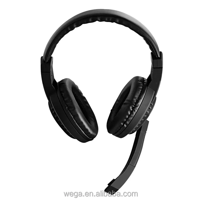 good sound cheap 3.5 jack noise cancel mic laptop notebook PVC corded wired gaming earphone headphone with microphone