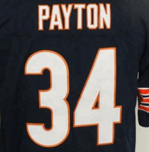 <span class=keywords><strong>Walter</strong></span> Payton Migliore Qualità Cucito Football Americano Jersey - Product Image 1