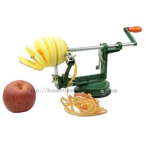 3 in 1 Hand Held Rvs Commerciële Apple Peeler Corer Slicer Machine Prijs