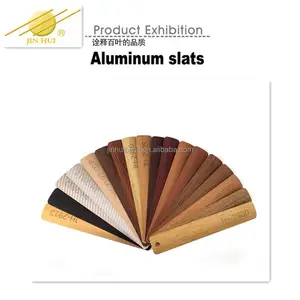 En bois couleur aluminium vénitien stores et volets lamelles en gros fournisseur en Chine