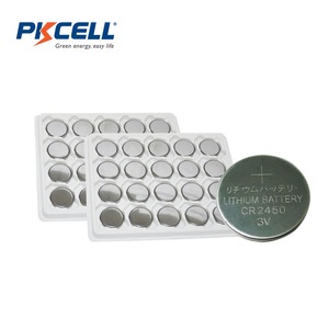 PKCELL Haute Capacité 600 mAh cr2450 3 v Lithium Pile Bouton Batterie cr 2450 Onglets de Soudure - Product Image 2