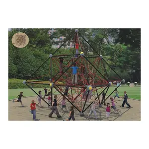 Brands Amusement Park Outdoor Playground Expand Wire Rope Sling Spider Tower Climbing Net For Kids