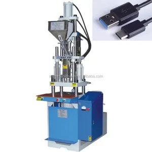 Kleine verticale injectie machine voor molding charger kabel