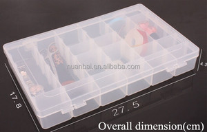Hộp đựng đồ nghề tự làm bằng nhựa PP trong suốt 36 ngăn với vách ngăn có thể điều chỉnh - Product Image 4
