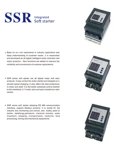 저가 160kw 붙박이 우회를 가진 연약한 시작 ac 모터 시동기 AC 드라이브 380V 160KW 연약한 시동기