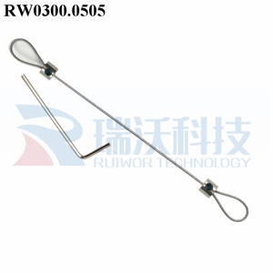 定制钢丝绳环端和钩端安全电缆套件安全电缆/带配件的安全钢丝绳 - Product Image 2