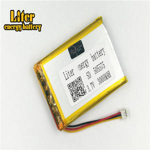 2.0-3 P 3.7 V 505575 mah 3000 lithium polymer lipo rechargeable battery li ion Solar lithium battery with PCM - Product Image 3