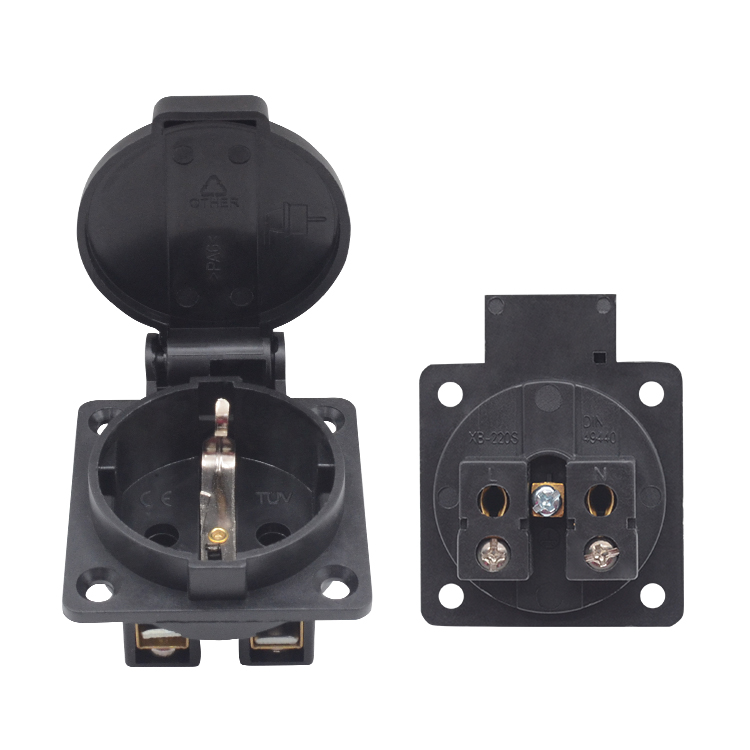 Schuko Socket - Wall Mount with USB Charging Ports