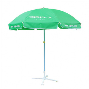 Açık katlama promosyon reklam özelleştirilmiş plaj güneş şemsiyesi - Product Image 1
