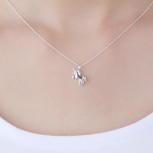 925 <span class=keywords><strong>argento</strong></span> animale bello dei monili <span class=keywords><strong>collana</strong></span> del pendente del <span class=keywords><strong>cavallo</strong></span> - Product Image 2