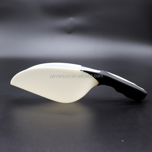 Pala de plástico de alta resistencia para cocina, cuchara medidora de hielo para comida de mascotas, color blanco y negro, multiusos - Product Image 2