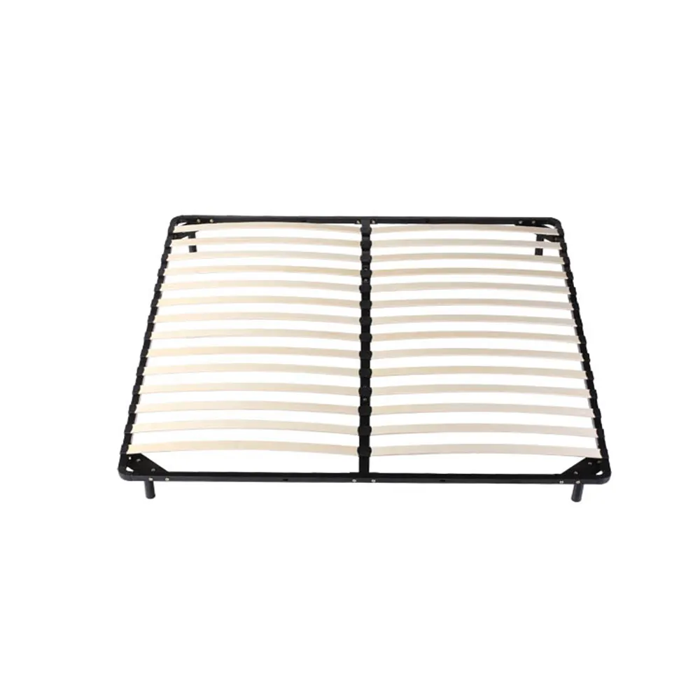 Современные металлические двойные дизайнерские кровати DJ-PK02-2 оптовая торговля дешевые каркас кровати
