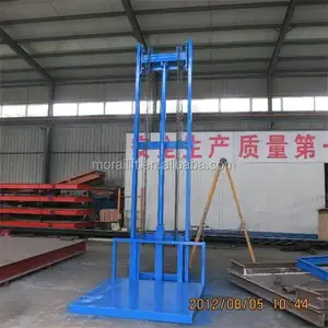 垂直货物升降机/液压壁挂式升降机平台