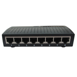 Commutateur réseau ES100-7PD Rpoe 8 ports 10/100 Mbps Fast Ethernet 24V Inversa Reverse PoE pour FAI - Product Image 1