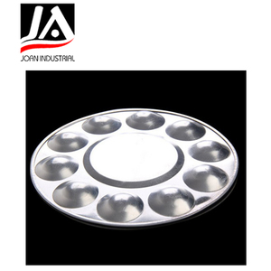 10 отверстий, круглая алюминиевая металлическая палитра краски - Product Image 2