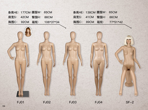 Exhibición de <span class=keywords><strong>ropa</strong></span> barata cuerpo completo busto grande mujer maniquí piel vestido de novia maniquí - Product Image 5