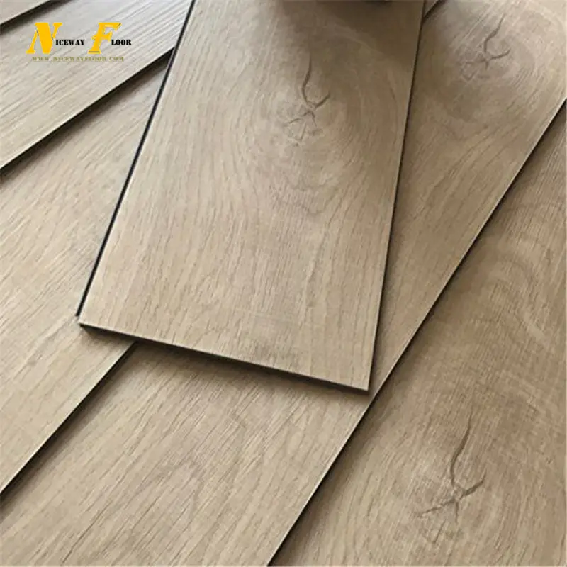 Europäischen standard reines material uv beschichtung trocken zurück lvt pvc vinyl plank bodenbelag