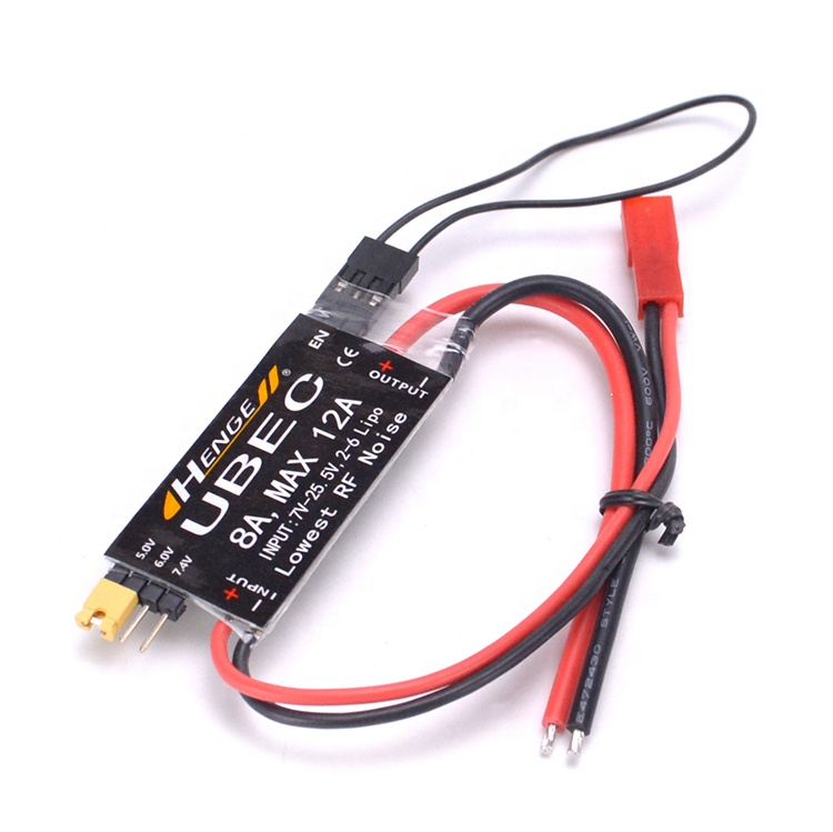 Regulador De Voltaje UBEC 5V/6V Max 12A Para Aviones RC – Compatible Con Baterías Lipo 2-6S Y NiMH 6-16 Celdas