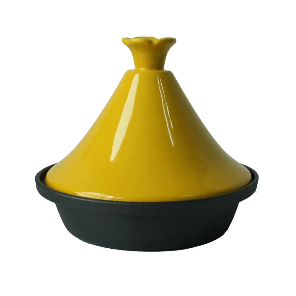 Marocchina tagine pentola di coccio di cottura tagine turchia pot 25.5 centimetri ghisa cottura tagine