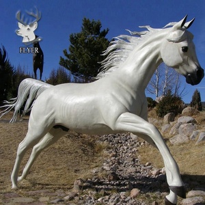 Escultura de Caballo de Fibra de Vidrio de Tamaño Real para Decoración de Parques al Aire Libre en Venta - Product Image 4