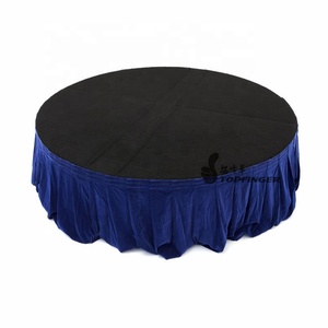 Cheap outdoor aluminum circle <strong>circular</strong> round portable stage <strong>platform</strong> for wedding round or any other shapes you want - Product Image 1