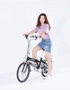 Bicicletta Pieghevole da Città in Alluminio da 20 Pollici <span class=keywords><strong>con</strong></span> Forcella in Acciaio, 7 Velocità, Sistema di Freni a V a Singola Marcia - Product Image 6