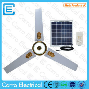 <span class=keywords><strong>El</strong></span> último modelo 50-350rpm 48 o pulgadas pulgadas 56 solar dc ventilador de techo decorativo con luces - Product Image 1