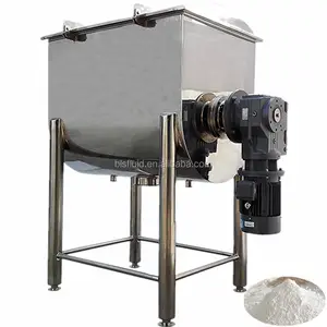 Food and beverage and flavor Steel horizontal ribbon dissolving dispersing Mixing Machine