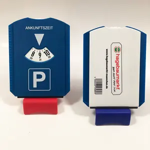 PTIS-025 Plastic icescraper en auto parking timer parkeer schijf met euro coin