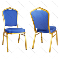 Chaise de banquet en acier pour hôtel, mariage, formation, exposition, fabriquée en Chine