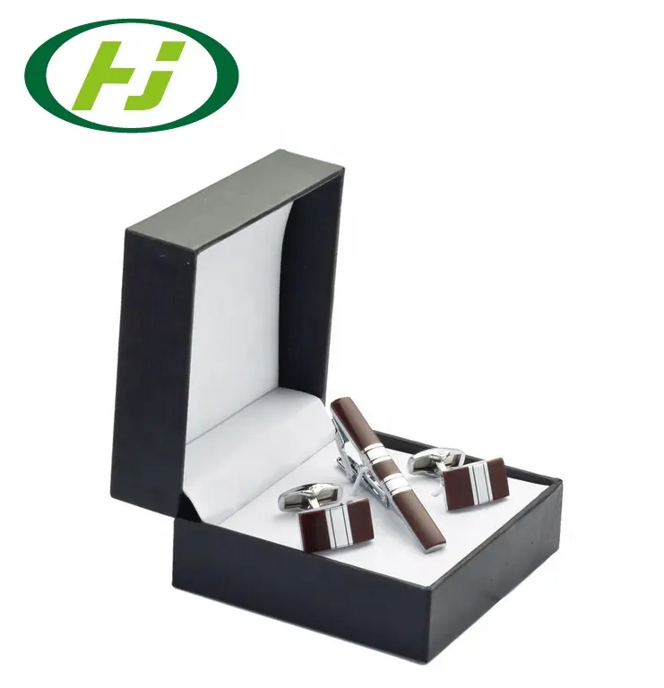 Custom Leather Cufflink Box Cufflink And Tie Clip Box Cufflink Gift Box