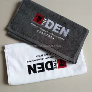 100% Katoen Gepersonaliseerde Custom Gym Handdoek Met Logo