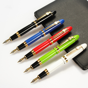 <span class=keywords><strong>Jinhao</strong></span> 159 series lujo logotipo personalizado negro metal plumas estilográficas clip de oro <span class=keywords><strong>jinhao</strong></span> <span class=keywords><strong>pluma</strong></span> <span class=keywords><strong>estilográfica</strong></span> con caja de regalo - Product Image 1