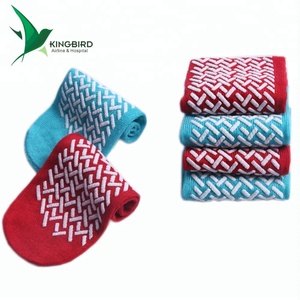 Chaussettes antidérapantes décontractées à motif de points, respirantes, jetables, tailles personnalisées, pour <span class=keywords><strong>trampoline</strong></span>, vente en gros - Product Image 3