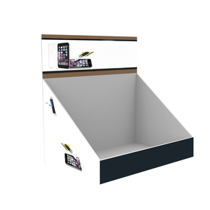 纸材料商店桌子设计纸板柜台展示架超市促销 - Product Image 2