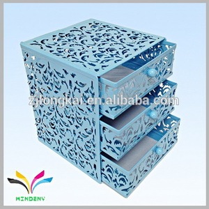 Rose, cube coloré 3 planchers de bureau personnalisé en métal titulaire de la lettre de format lettre - Product Image 1
